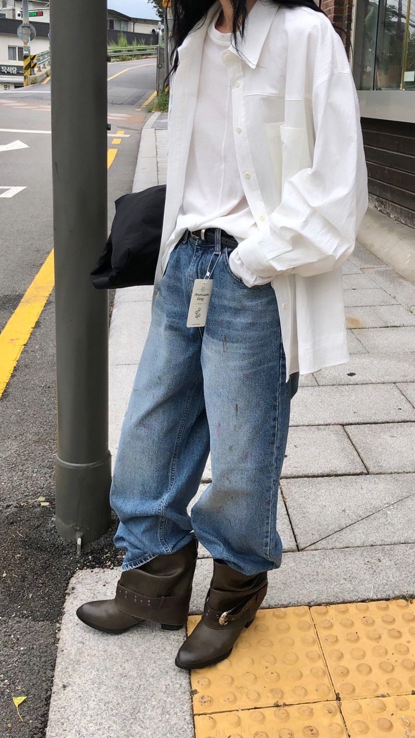 OVER RICH東大門直郵女裝新品真品時尚推薦熱賣人氣牛仔褲OVER RICH牛仔褲