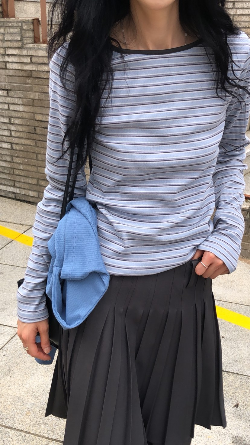 OVER RICH韓國直郵女裝新款熱賣時尚推薦人氣休閑長袖T恤OVER RICH長袖T恤