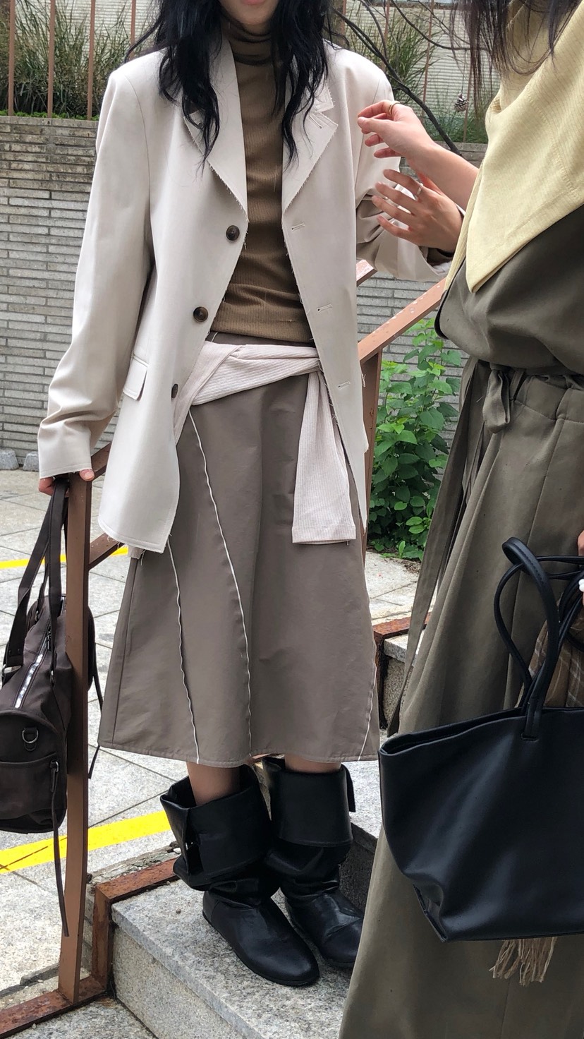 OVER RICH韓國直郵女裝新品時尚熱賣休閑人氣半身裙中短裙OVER RICH半身裙/中短裙