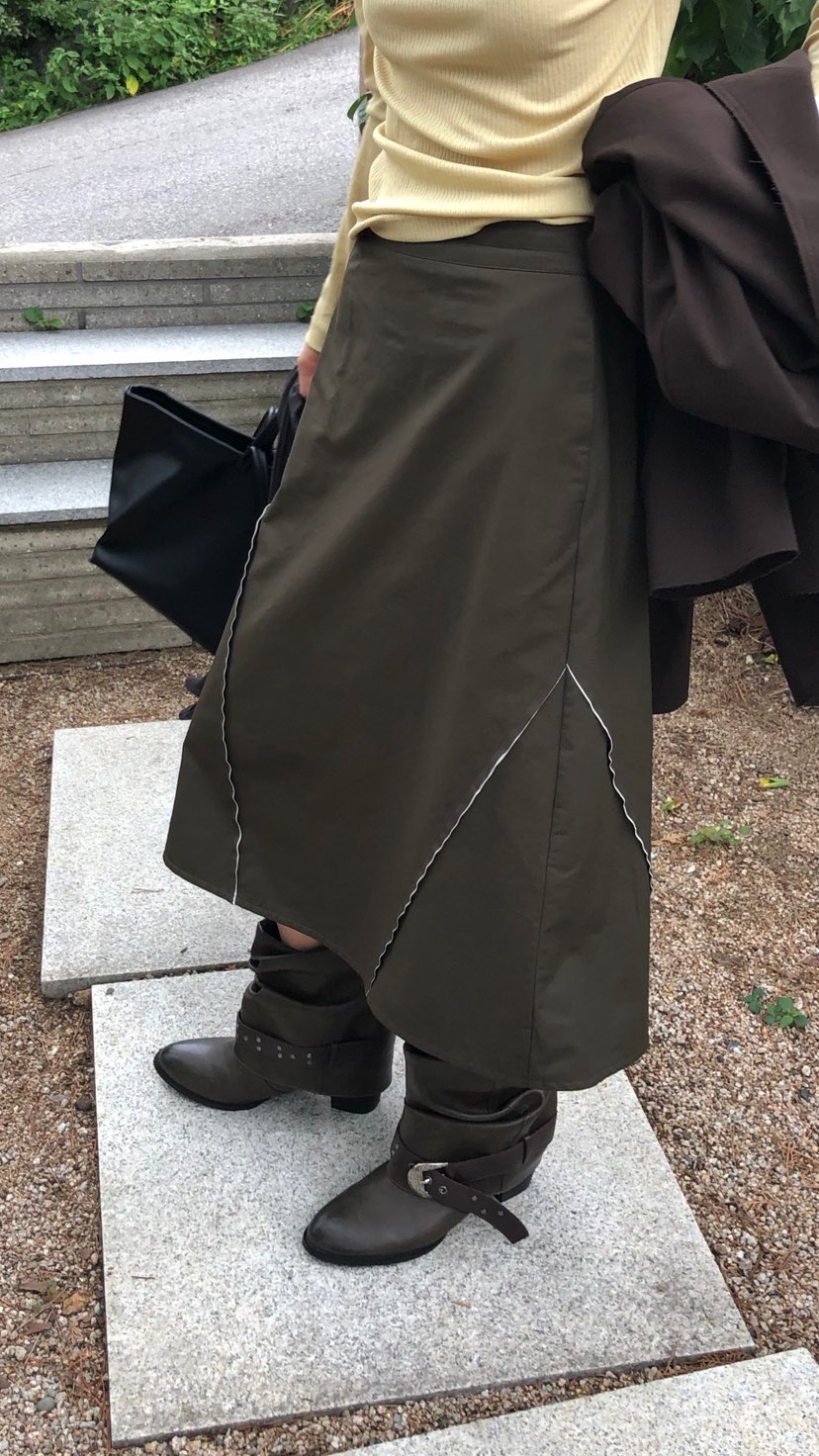 OVER RICH韓國直郵女裝新品時尚熱賣休閑人氣半身裙中短裙OVER RICH半身裙/中短裙