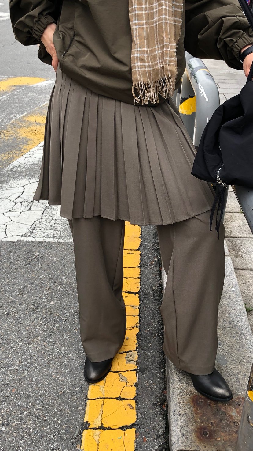 OVER RICH東大門實拍女裝新款熱賣時尚真品休閑推薦裙褲OVER RICH裙褲