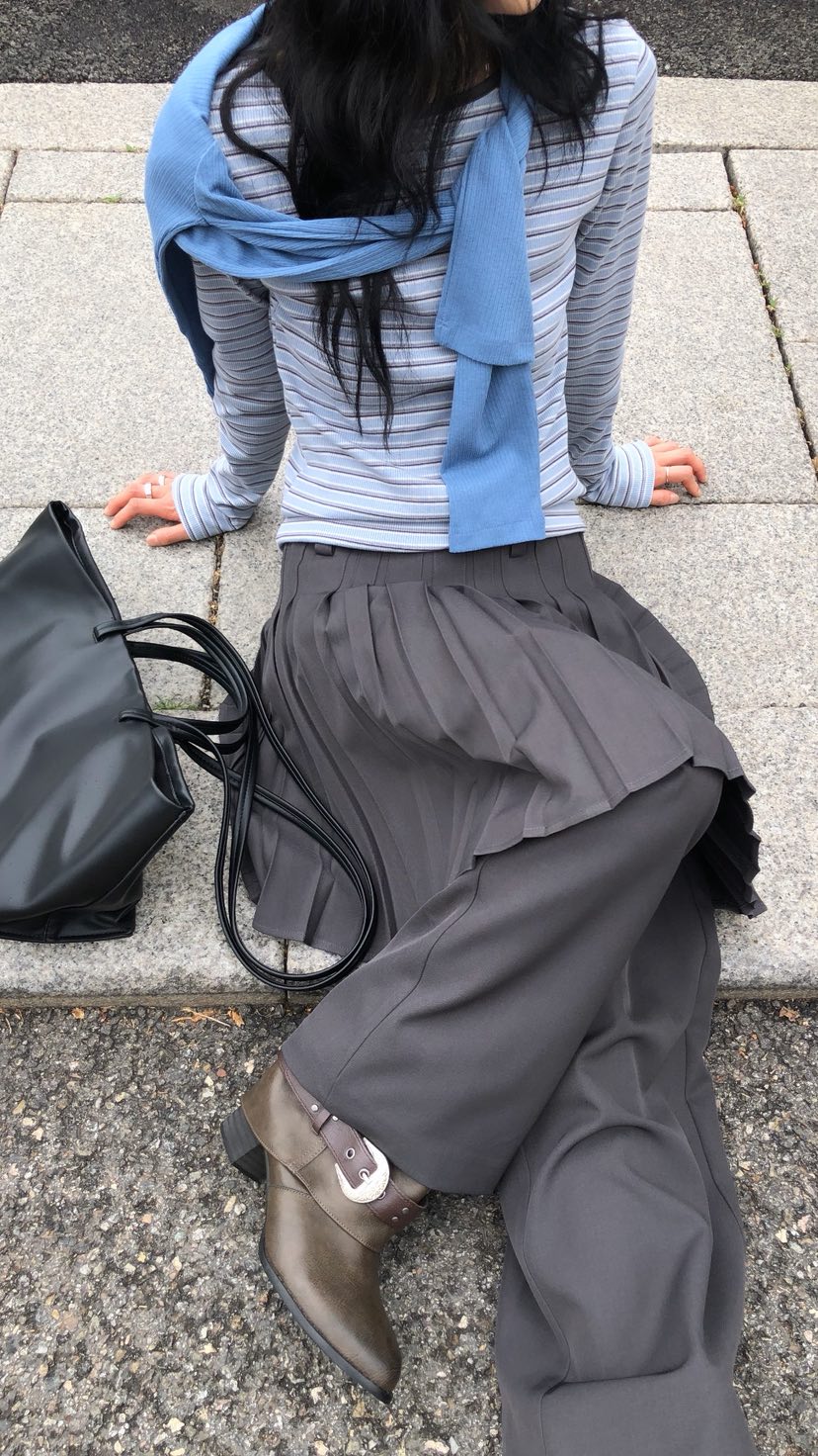 OVER RICH東大門實拍女裝新款熱賣時尚真品休閑推薦裙褲OVER RICH裙褲