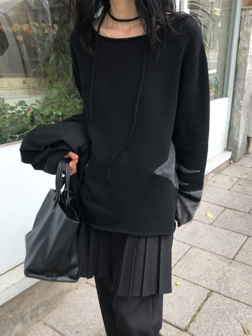 OVER RICH東大門實拍女士新品推薦人氣休閑時尚真品針織衫OVER RICH針織衫