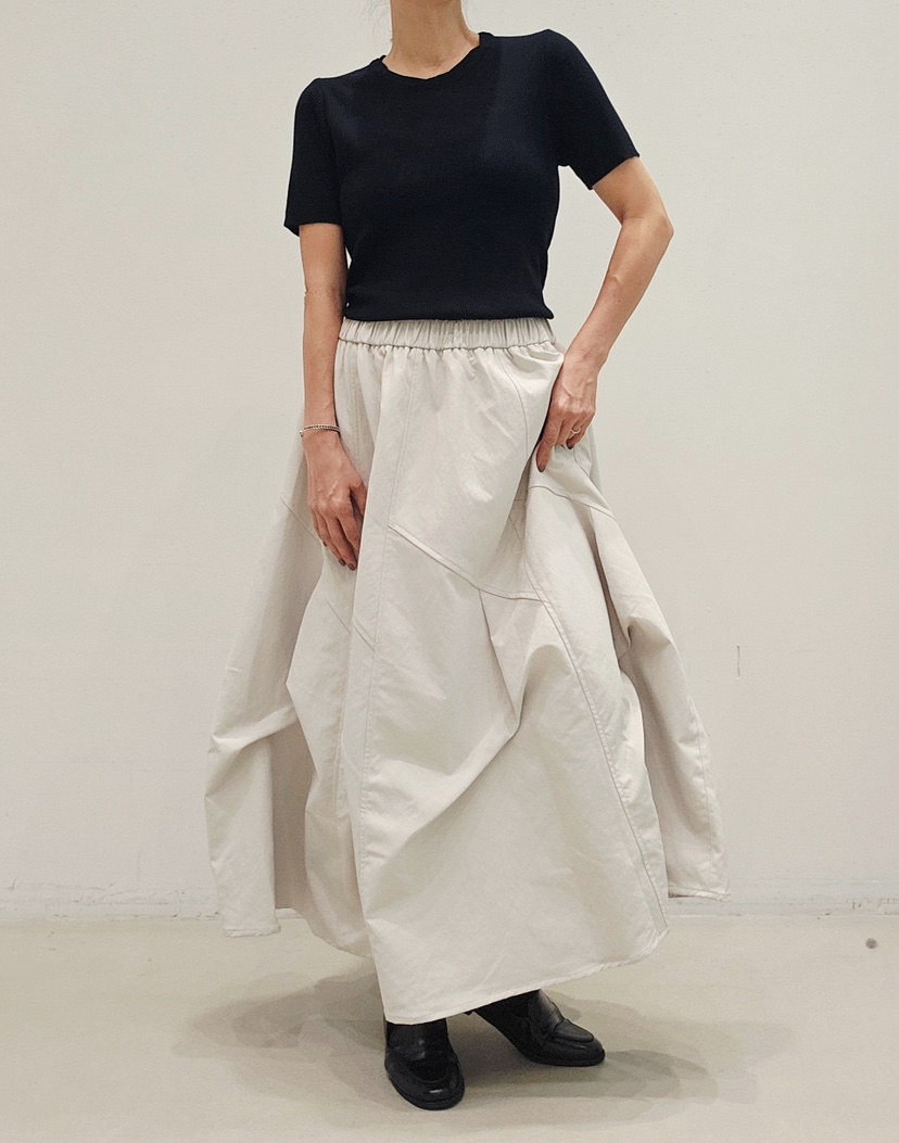 NEOUL東大門代購女裝新款推薦時尚熱賣真品休閑人氣長裙NEOUL/ahin雙領標簽長裙