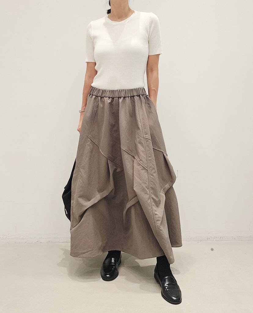 NEOUL東大門代購女裝新款推薦時尚熱賣真品休閑人氣長裙NEOUL/ahin雙領標簽長裙