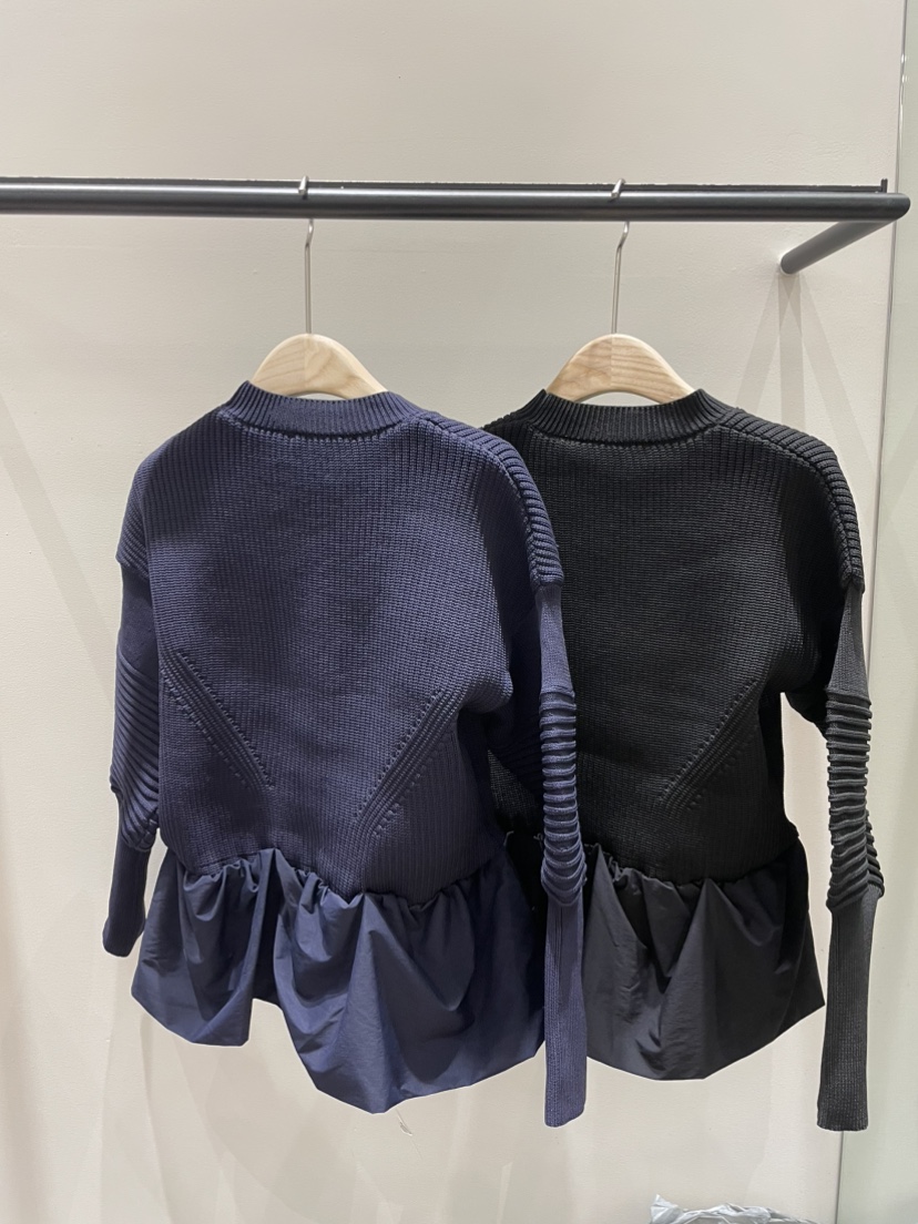 NEOUL東大門代購女士新款真品人氣熱賣推薦休閑時尚針織衫NEOUL/ahin雙領標簽針織衫