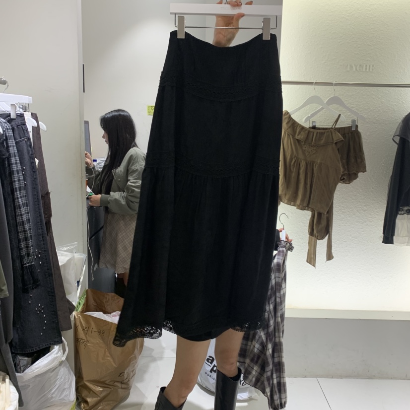 TYCHE東大門實拍女裝新款休閑真品時尚人氣推薦熱賣長裙TYCHE長裙圖色2黑