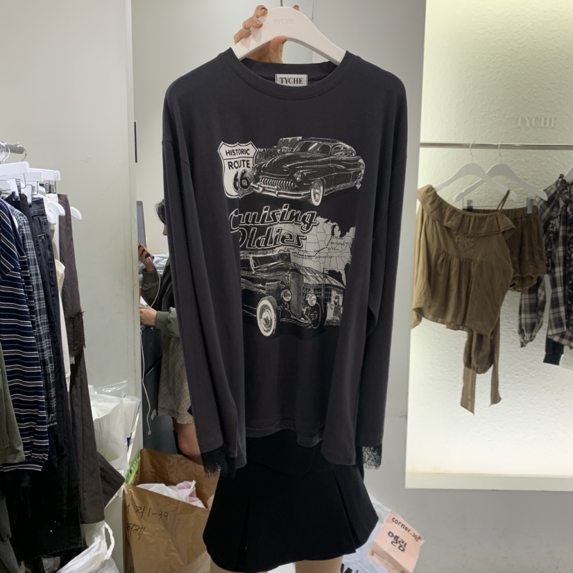 TYCHE韓國直郵女裝新款人氣推薦熱賣休閑真品時尚長袖T恤TYCHE長袖T恤圖色3