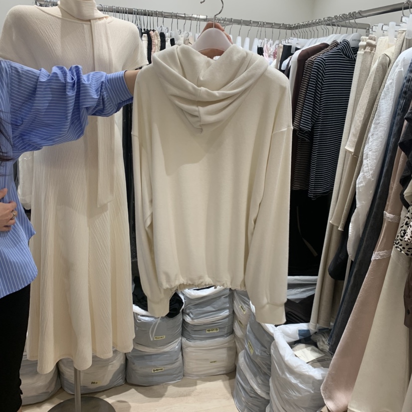 LOVE SOME東大門實拍女士新品休閑衛衣拉鏈連帽衫不含內搭LOVE SOME衛衣