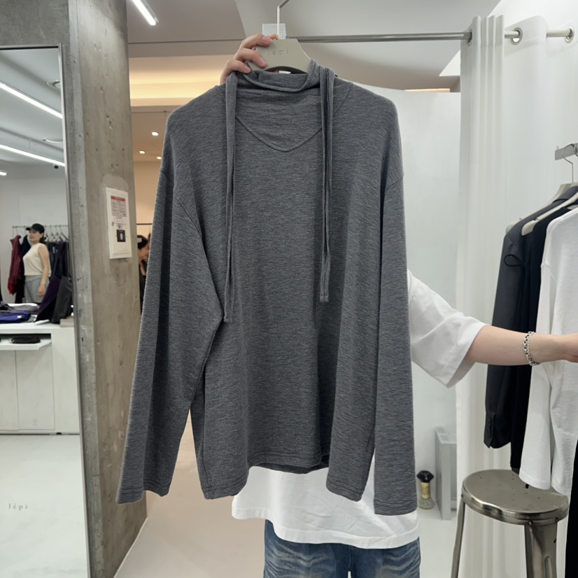LEPI韓國直郵女裝新品人氣休閑推薦真品時尚熱賣長袖T恤LEPI長袖T恤圖色2
