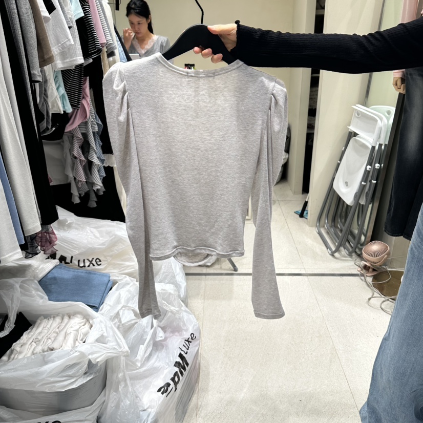 MONOPOLY東大門代購女裝新品休閑人氣真品熱賣時尚長袖T恤MONO_POLY長袖T恤