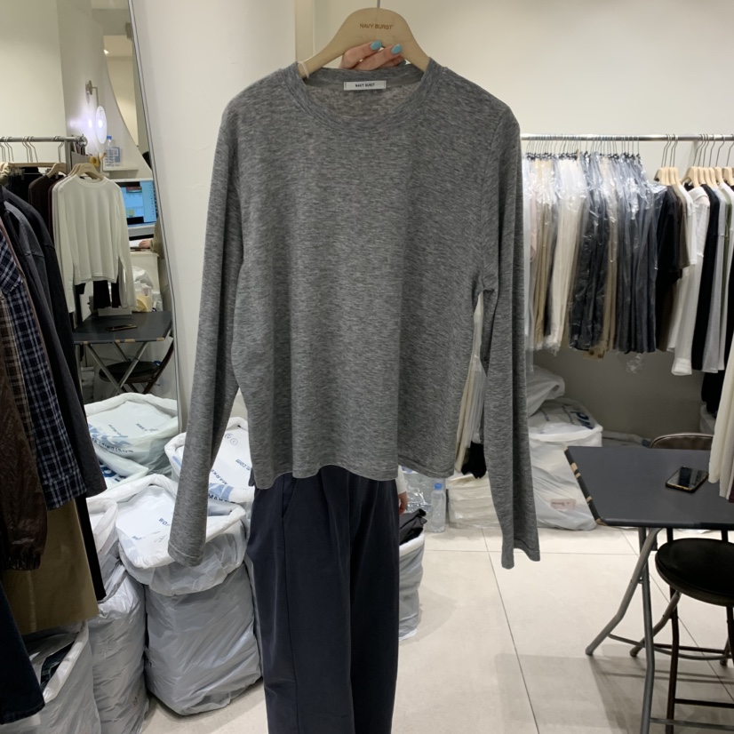 NAVYBURST東大門實拍女士新款真品休閑推薦熱賣人氣長袖T恤NAVY BURST長袖T恤圖色1