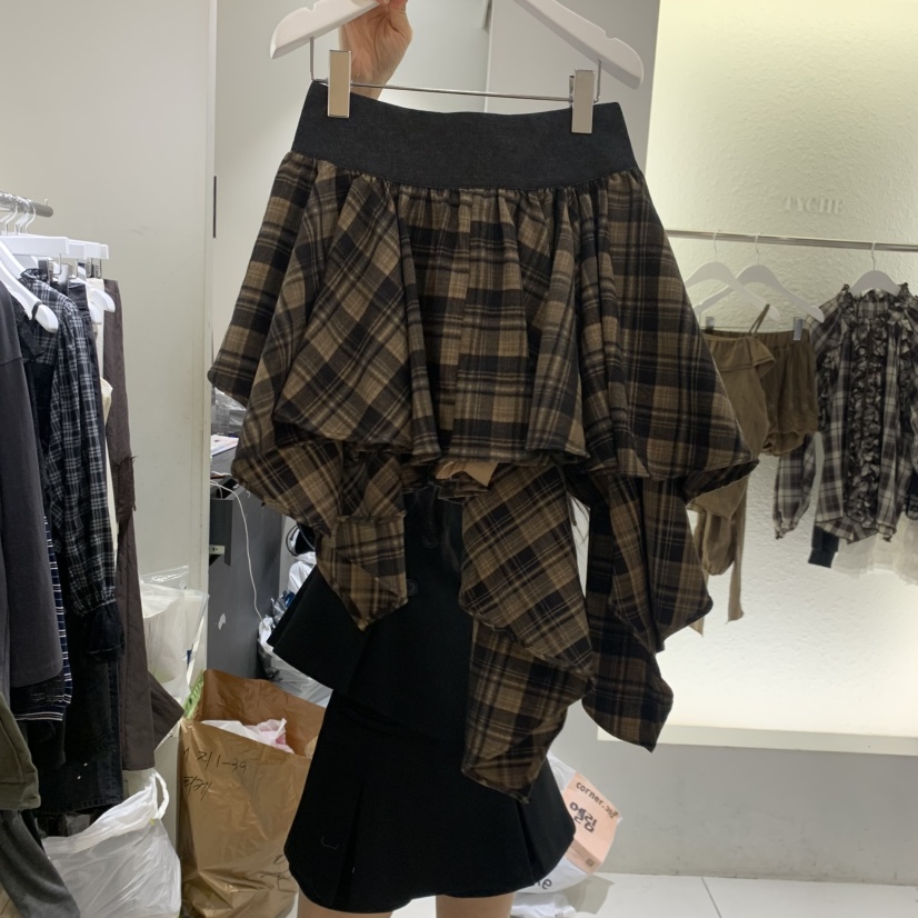 TYCHE韓國直郵女裝新品熱賣推薦時尚人氣休閑真品短裙格紋TYCHE短裙圖色1