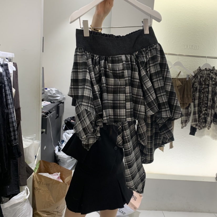 TYCHE韓國直郵女裝新品熱賣推薦時尚人氣休閑真品短裙格紋TYCHE短裙圖色2