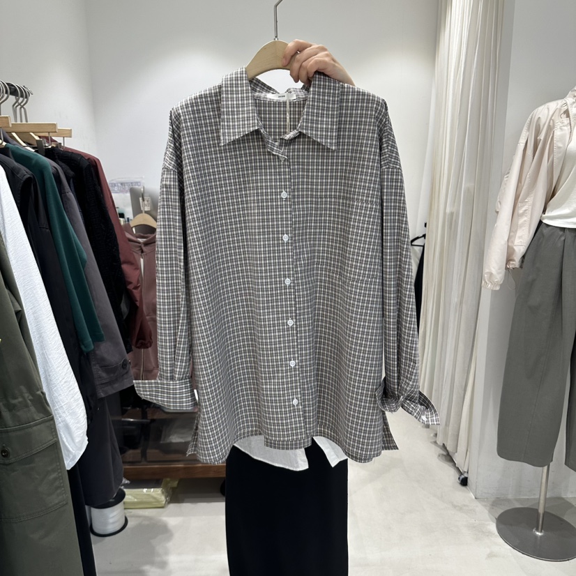 IRVINE韓國代購女士新品推薦人氣休閑熱賣時尚襯衫蕾絲衫IRVINE襯衫/蕾絲衫圖色1