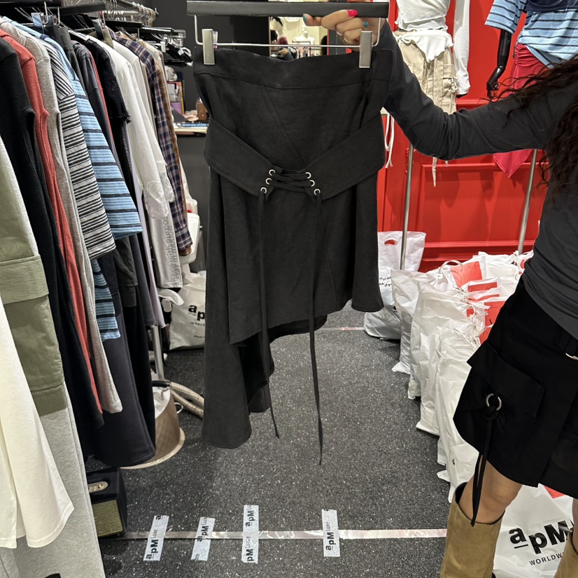 RARE CLOSET東大門直郵女士新品推薦半身裙中短裙絨面革RARE CLOSET半身裙/中短裙圖色2