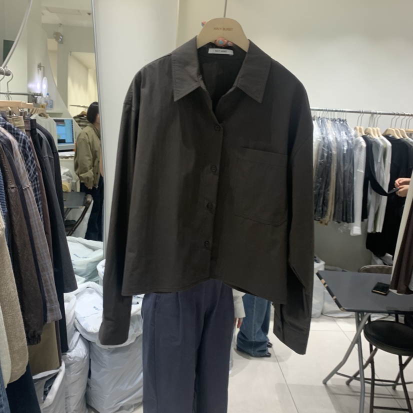 NAVYBURST東大門代購女裝新品熱賣推薦休閑人氣襯衫蕾絲衫NAVY BURST襯衫/蕾絲衫圖色3