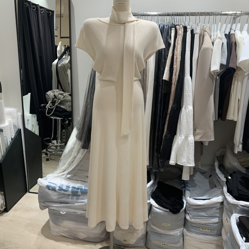 LOVE SOME韓國直郵女裝新款休閑推薦真品熱賣連衣裙含圍巾LOVE SOME連衣裙圖色1