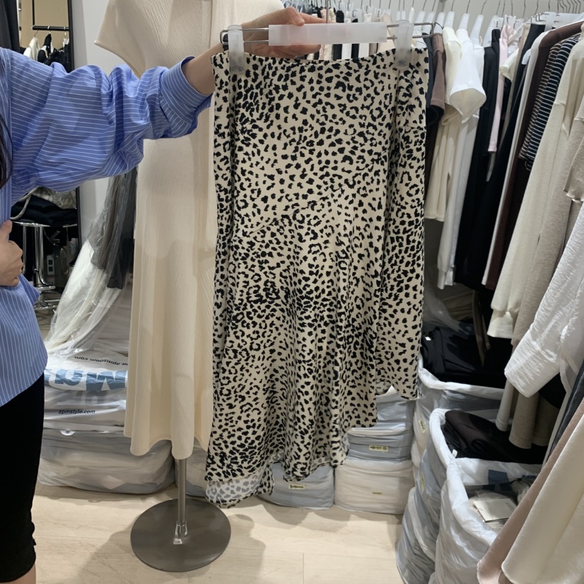 LOVE SOME東大門代購女裝新款熱賣時尚半身裙中短裙豹紋LOVE SOME半身裙/中短裙