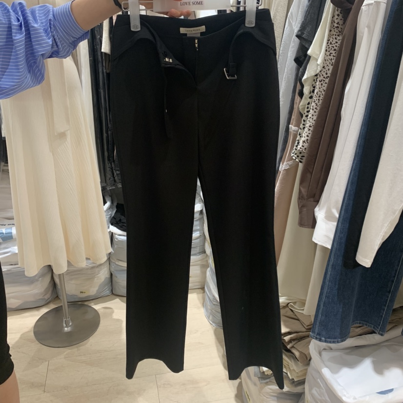 LOVE SOME東大門直郵女裝新品熱賣推薦人氣時尚休閑休閑褲LOVE SOME休閑褲圖色2黑
