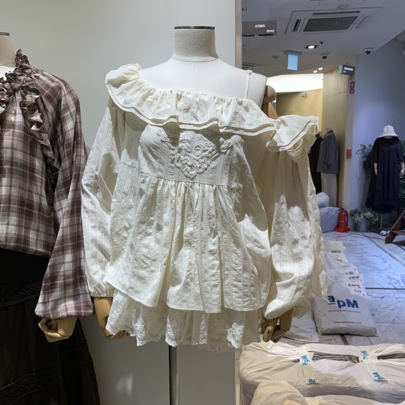TYCHE東大門直郵女士新款真品人氣熱賣時尚推薦襯衫蕾絲衫TYCHE襯衫/蕾絲衫圖色1