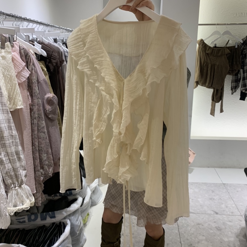 TYCHE東大門直郵女士新款時尚真品推薦人氣熱賣襯衫蕾絲衫TYCHE襯衫/蕾絲衫圖色1