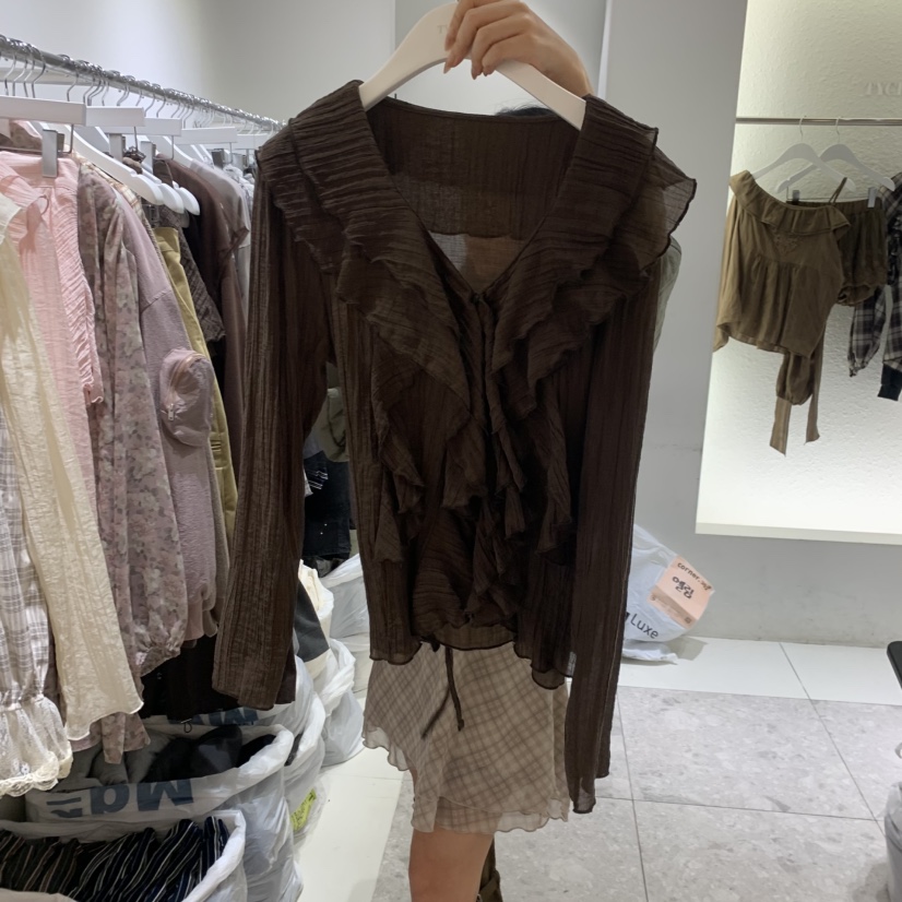 TYCHE東大門直郵女士新款時尚真品推薦人氣熱賣襯衫蕾絲衫TYCHE襯衫/蕾絲衫圖色2