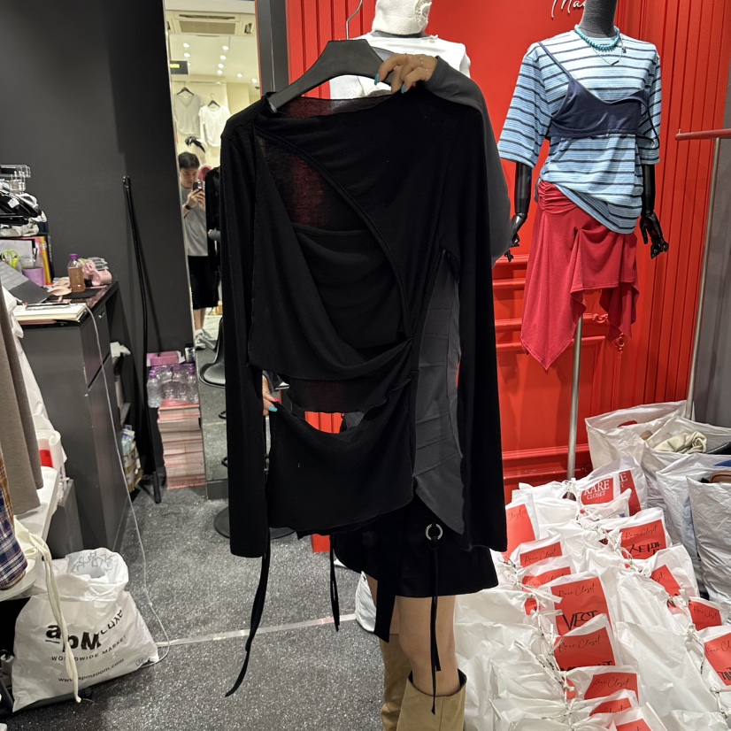 RARE CLOSET東大門實拍女裝新品真品人氣推薦熱賣長袖T恤RARE CLOSET長袖T恤圖色3