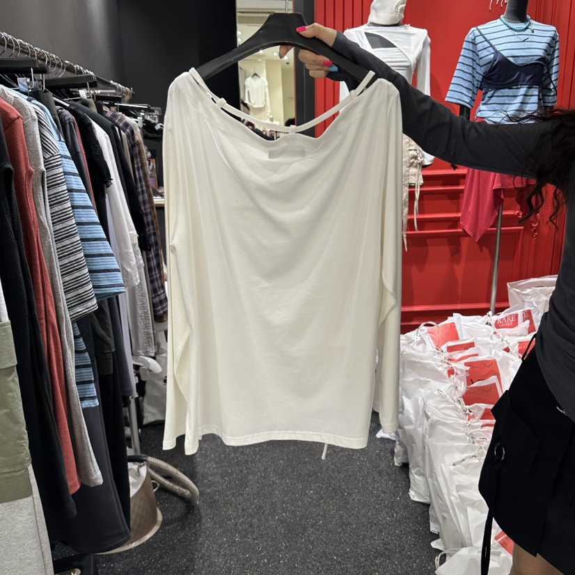 RARE CLOSET東大門直郵女士新款真品熱賣時尚人氣長袖T恤RARE CLOSET長袖T恤