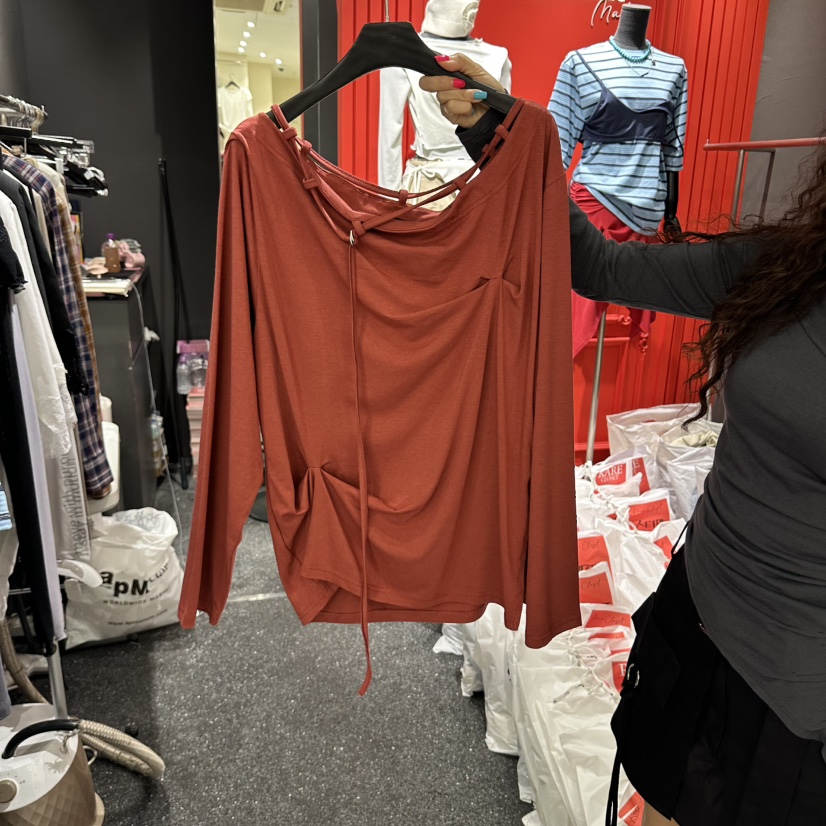 RARE CLOSET東大門直郵女士新款真品熱賣時尚人氣長袖T恤RARE CLOSET長袖T恤圖色2
