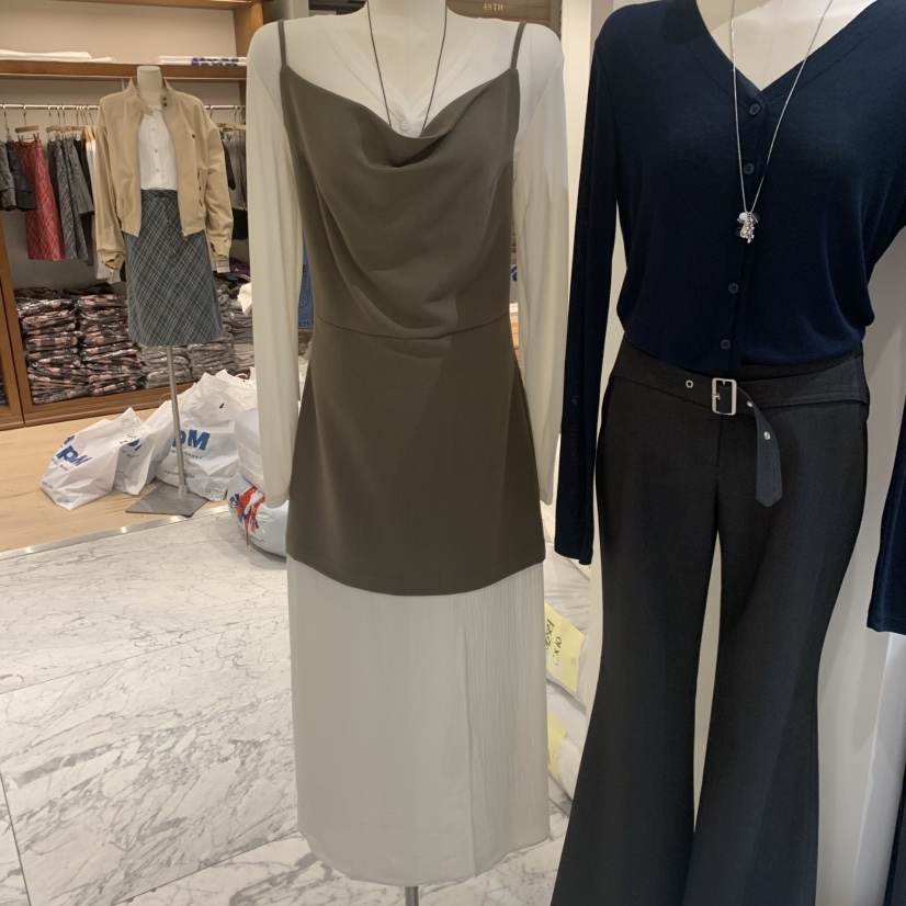 LOVE SOME東大門實拍女士新款熱賣真品連衣裙不含內搭撞色LOVE SOME連衣裙圖色2
