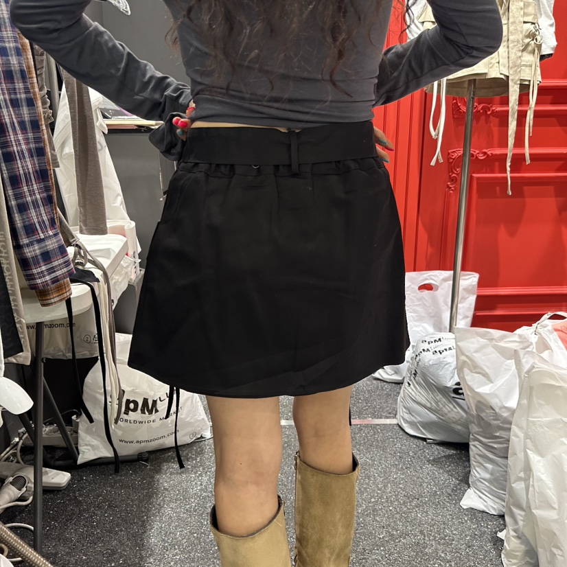 RARE CLOSET東大門代購女士新款推薦時尚休閑真品人氣短裙RARE CLOSET短裙