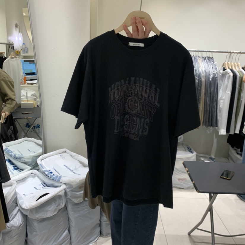NAVYBURST東大門直郵女裝新品時尚推薦人氣休閑熱賣真品T恤NAVY BURSTT恤圖色4黑