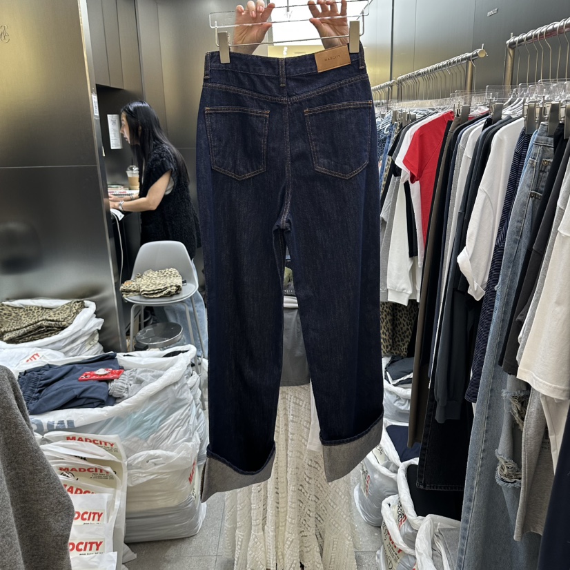MADCITY/SAGAFURS東大門直郵女裝新品休閑推薦真品牛仔褲MADCITY/SAGAFURS牛仔褲