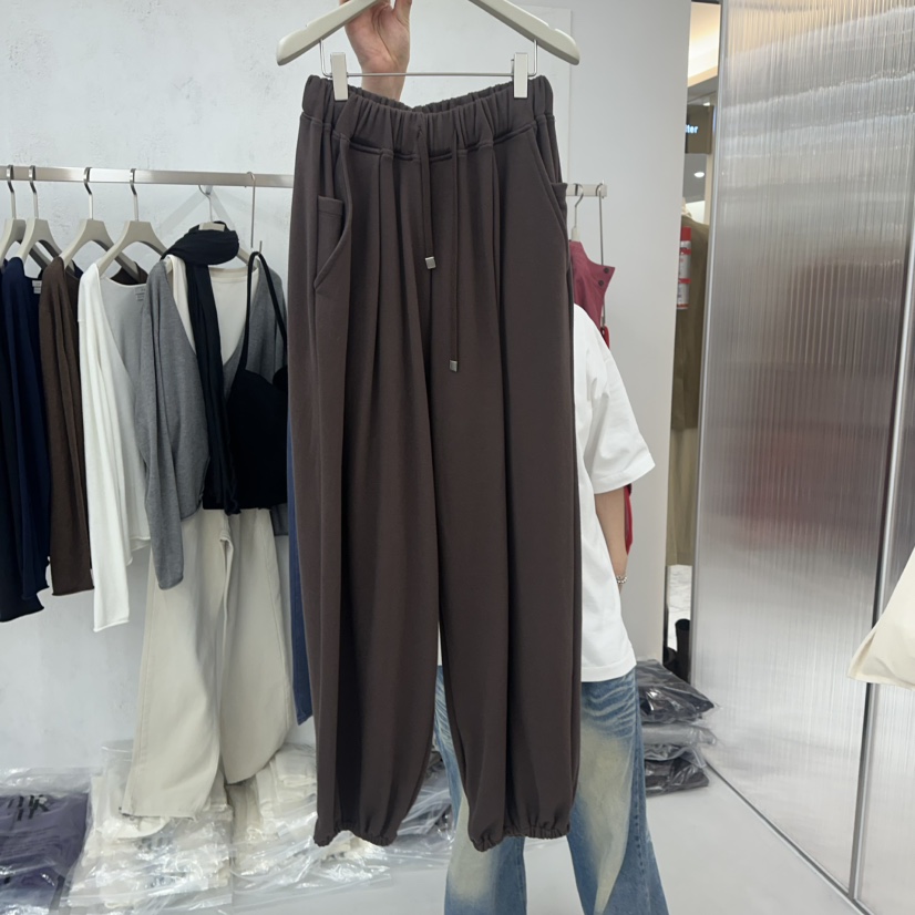 LEPI韓國直郵女士新品真品時尚熱賣休閑人氣推薦休閑褲LEPI休閑褲圖色2棕色