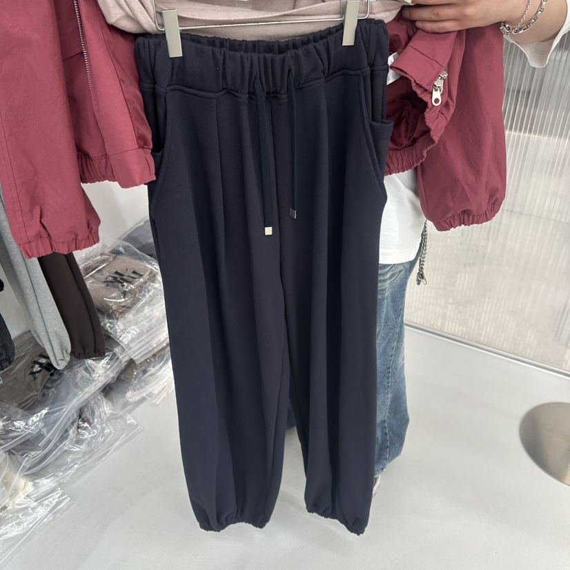 LEPI韓國直郵女士新品真品時尚熱賣休閑人氣推薦休閑褲LEPI休閑褲圖色3黑色