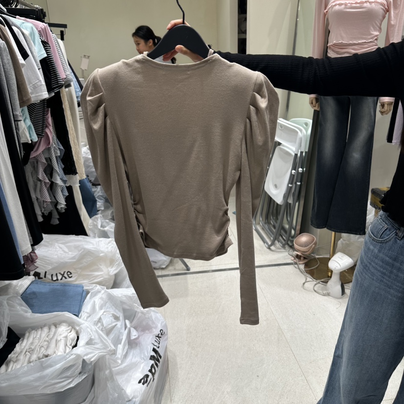 MONOPOLY韓國代購女士新品真品推薦時尚熱賣休閑人氣長袖T恤MONO_POLY長袖T恤
