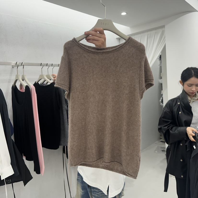 LEPI東大門實拍女裝新款真品休閑人氣時尚針織衫不含內搭LEPI針織衫圖色4