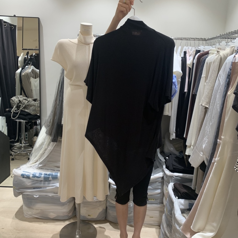 LOVE SOME東大門直郵女裝新品熱賣休閑時尚真品T恤不對稱LOVE SOMET恤圖色3黑
