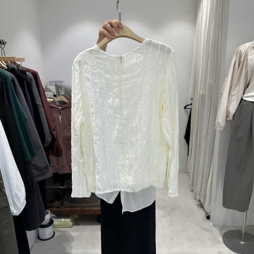 IRVINE韓國代購女裝新品熱賣推薦人氣時尚真品襯衫蕾絲衫IRVINE襯衫/蕾絲衫