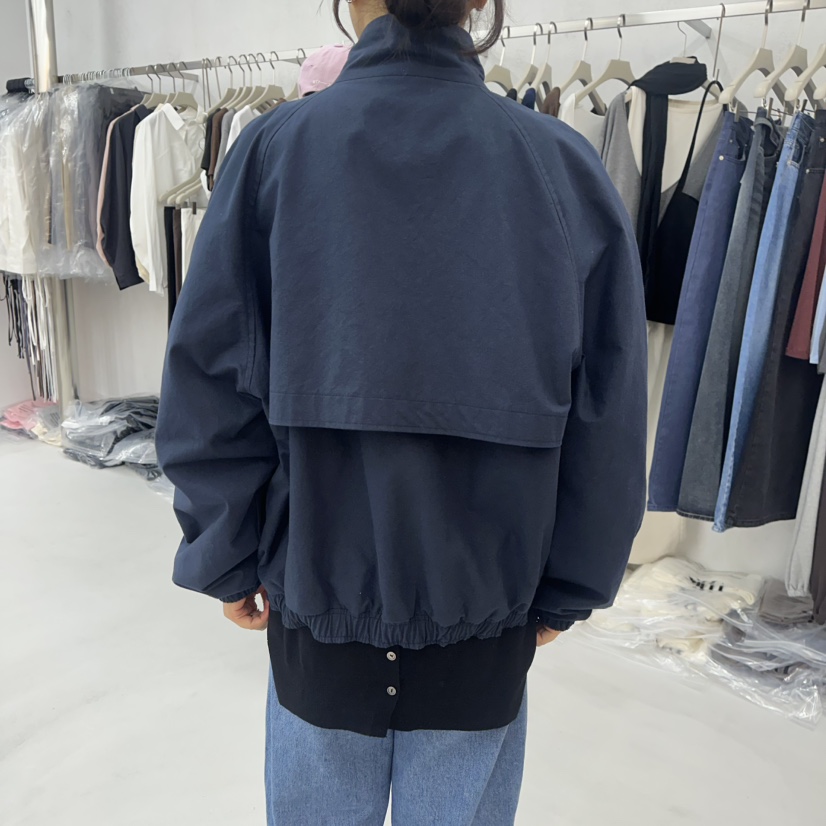 LEPI東大門實拍女士新品休閑人氣推薦熱賣夾克水洗高領短款LEPI夾克