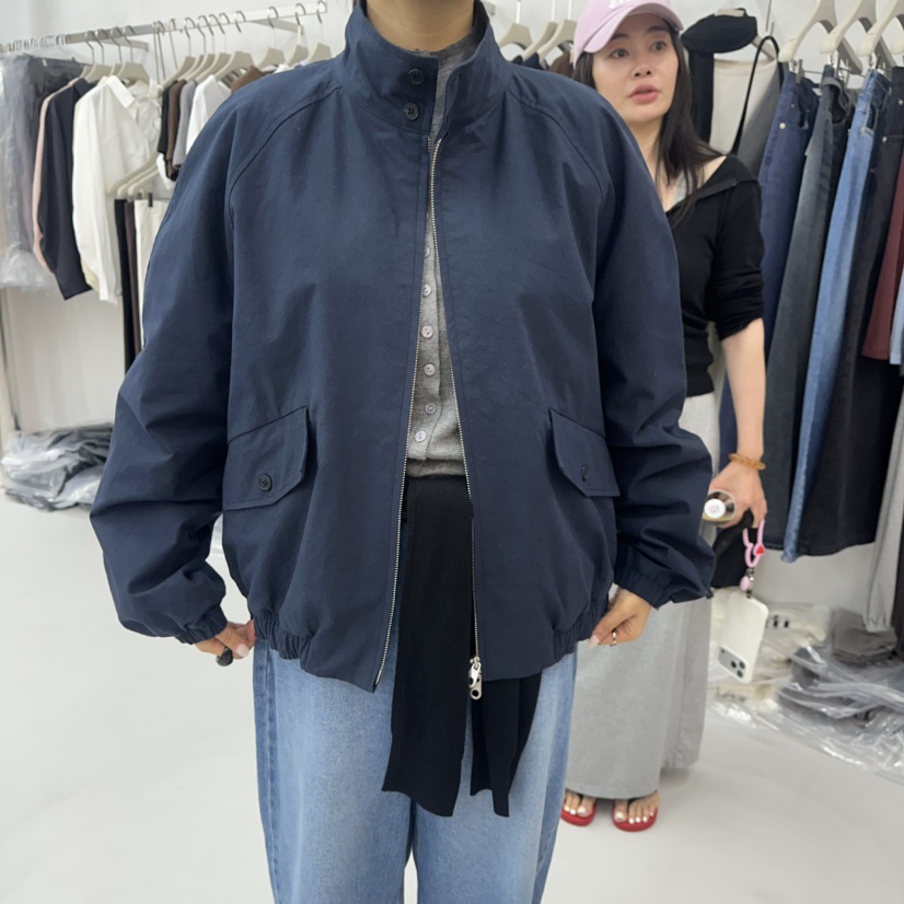 LEPI東大門實拍女士新品休閑人氣推薦熱賣夾克水洗高領短款LEPI夾克圖色2