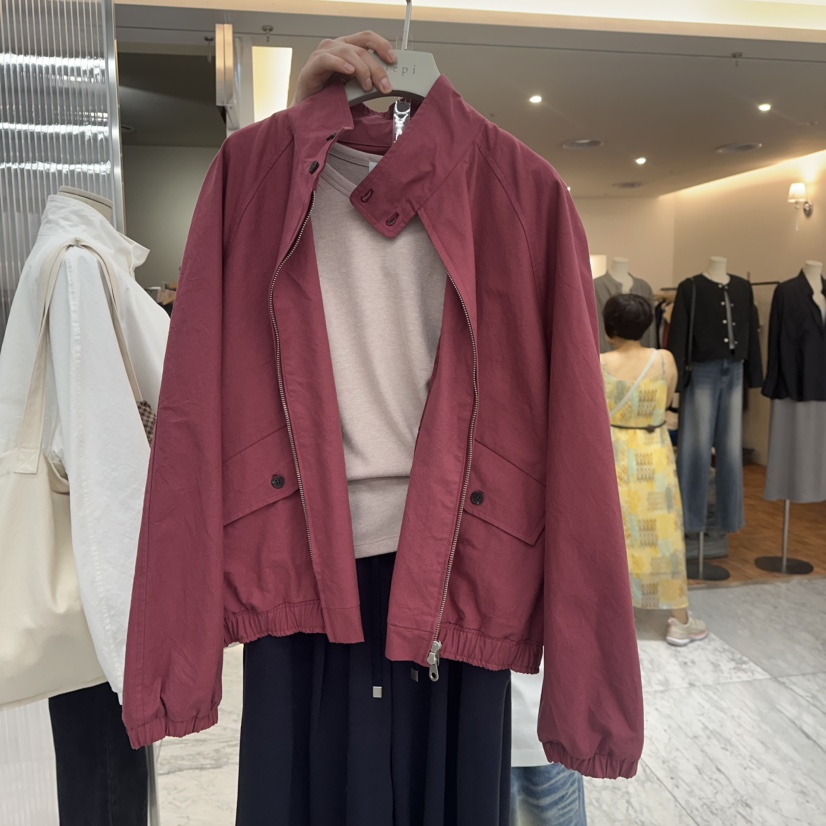 LEPI東大門實拍女士新品休閑人氣推薦熱賣夾克水洗高領短款LEPI夾克圖色3