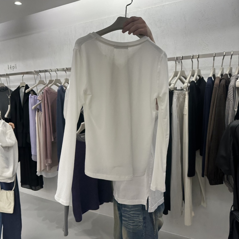 LEPI東大門實拍女裝新品人氣時尚推薦休閑真品熱賣長袖T恤LEPI長袖T恤