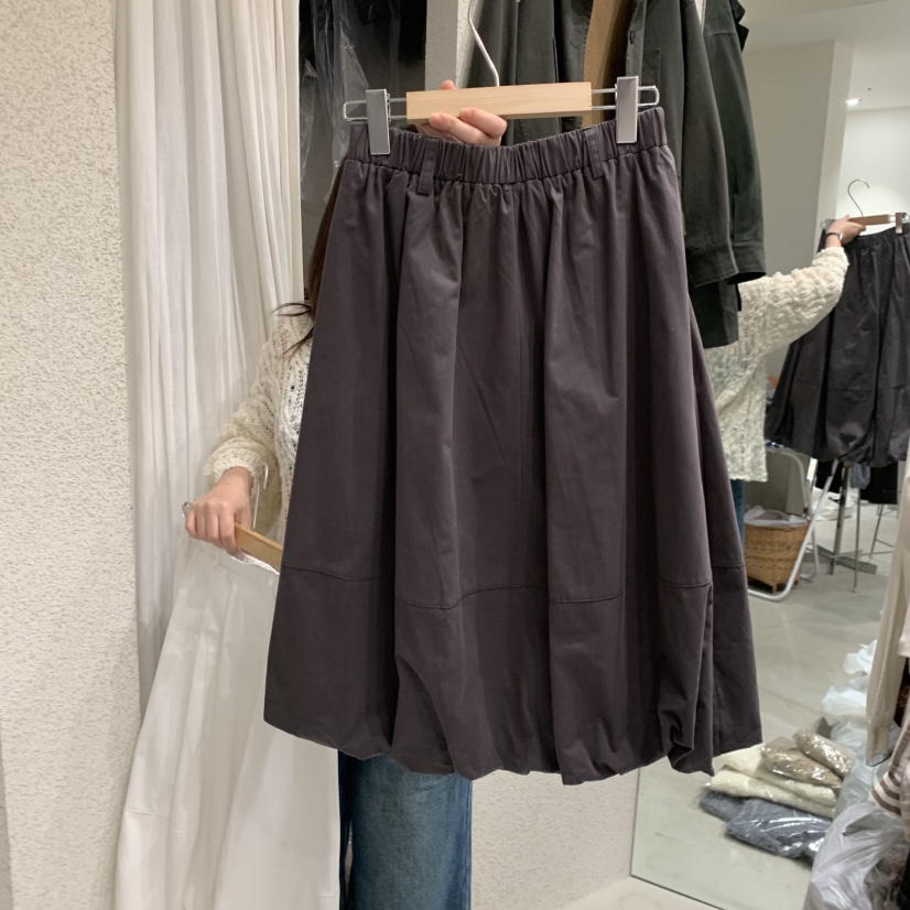 SSENIQUE東大門實拍女士新品人氣推薦休閑時尚半身裙中短裙SSENIQUE半身裙/中短裙圖色3墨