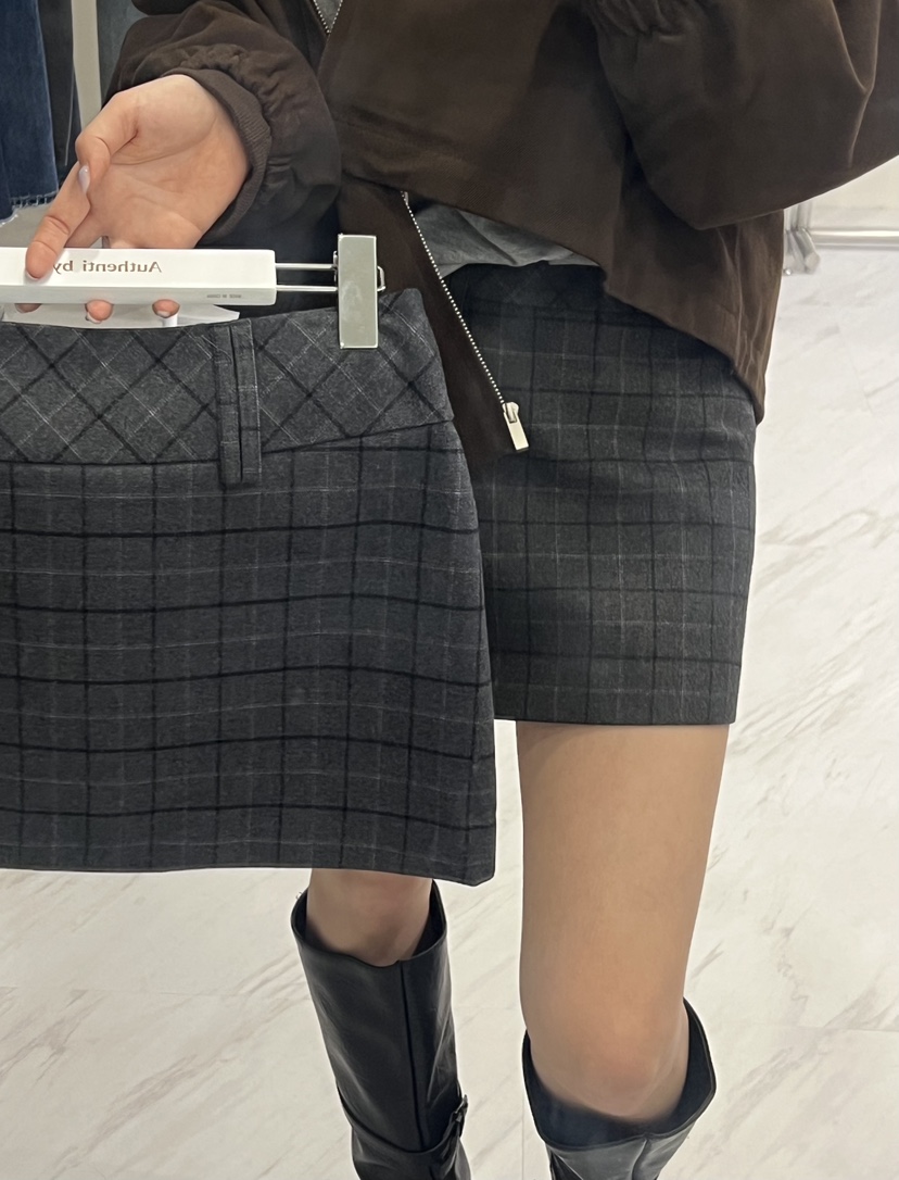AUTHENTIBY東大門直郵女裝新品時尚休閑推薦人氣真品短裙AUTHENTIBY短裙