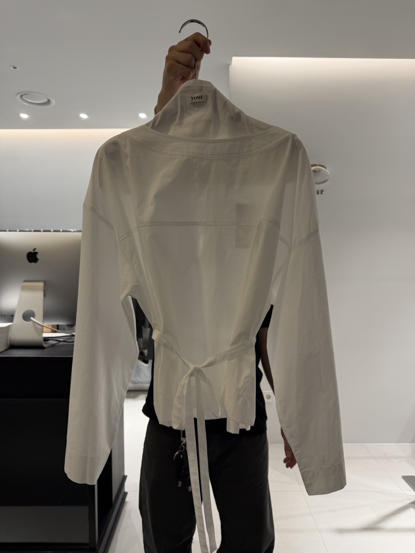 YOUR-P東大門代購女士新品真品熱賣時尚襯衫蕾絲衫含腰帶YOUR-P襯衫/蕾絲衫圖色1