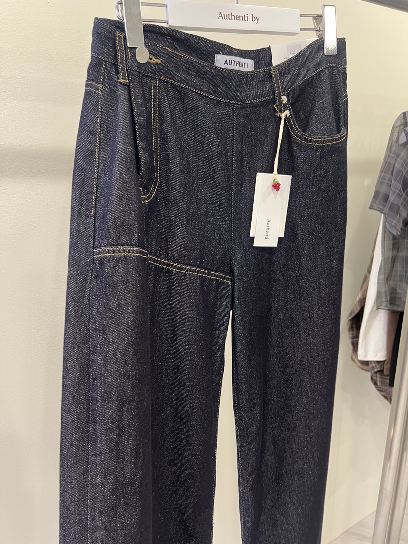 AUTHENTIBY東大門代購女裝新品真品熱賣休閑牛仔褲不褪色AUTHENTIBY牛仔褲