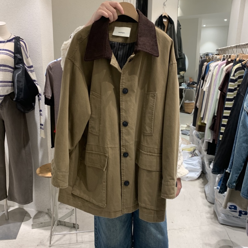 SSENIQUE東大門代購女士新品時尚休閑推薦人氣熱賣夾克工裝SSENIQUE夾克圖色1