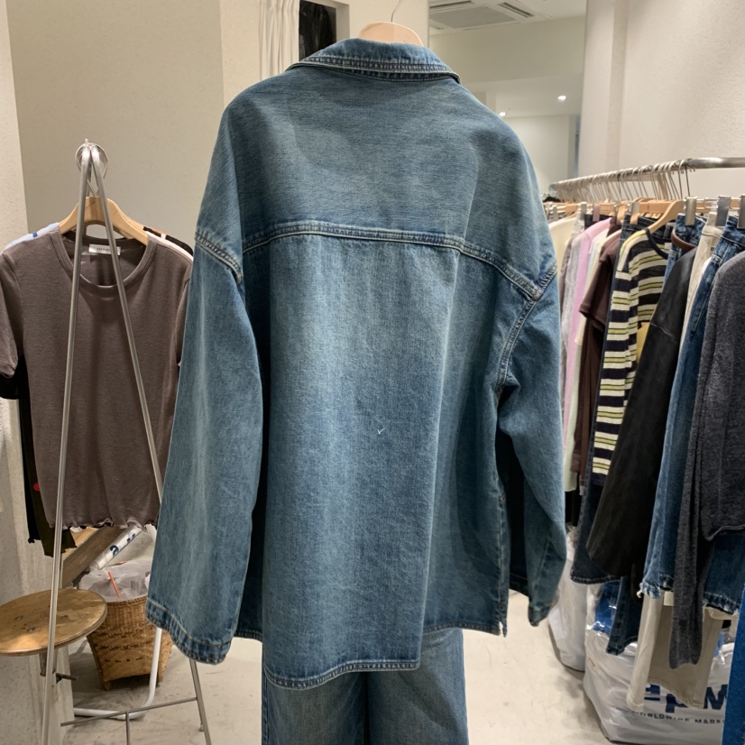 SSENIQUE東大門實拍女士新品真品推薦熱賣時尚夾克寬松牛仔SSENIQUE夾克